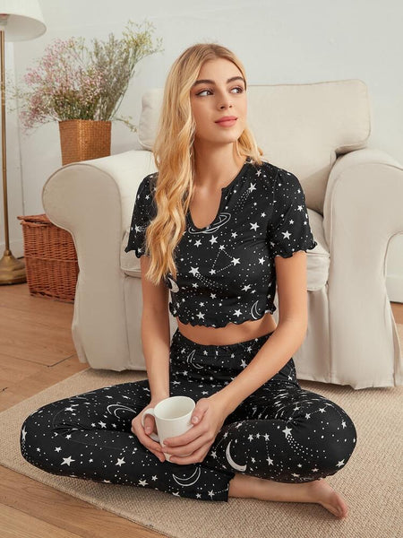 Women’s Galaxy Pajama Set